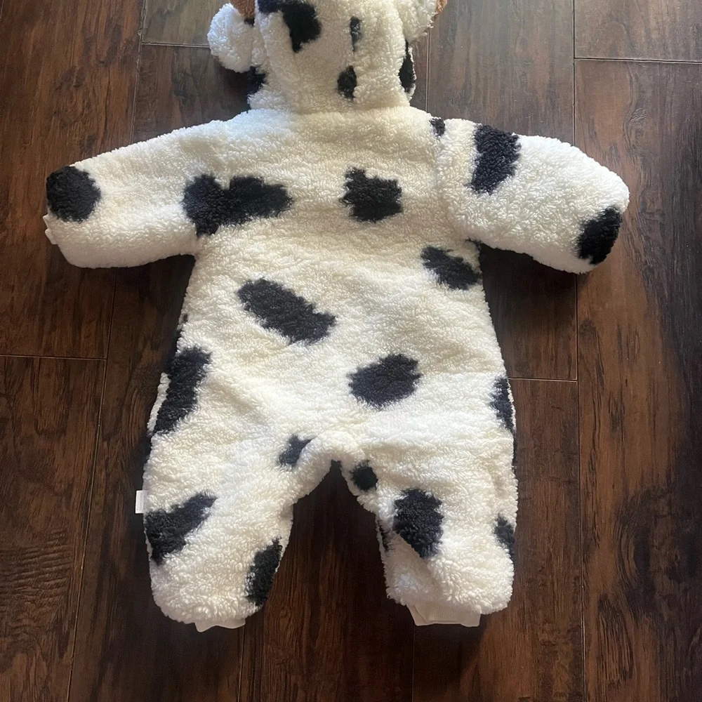 Adorable Cow Print Baby Onesie